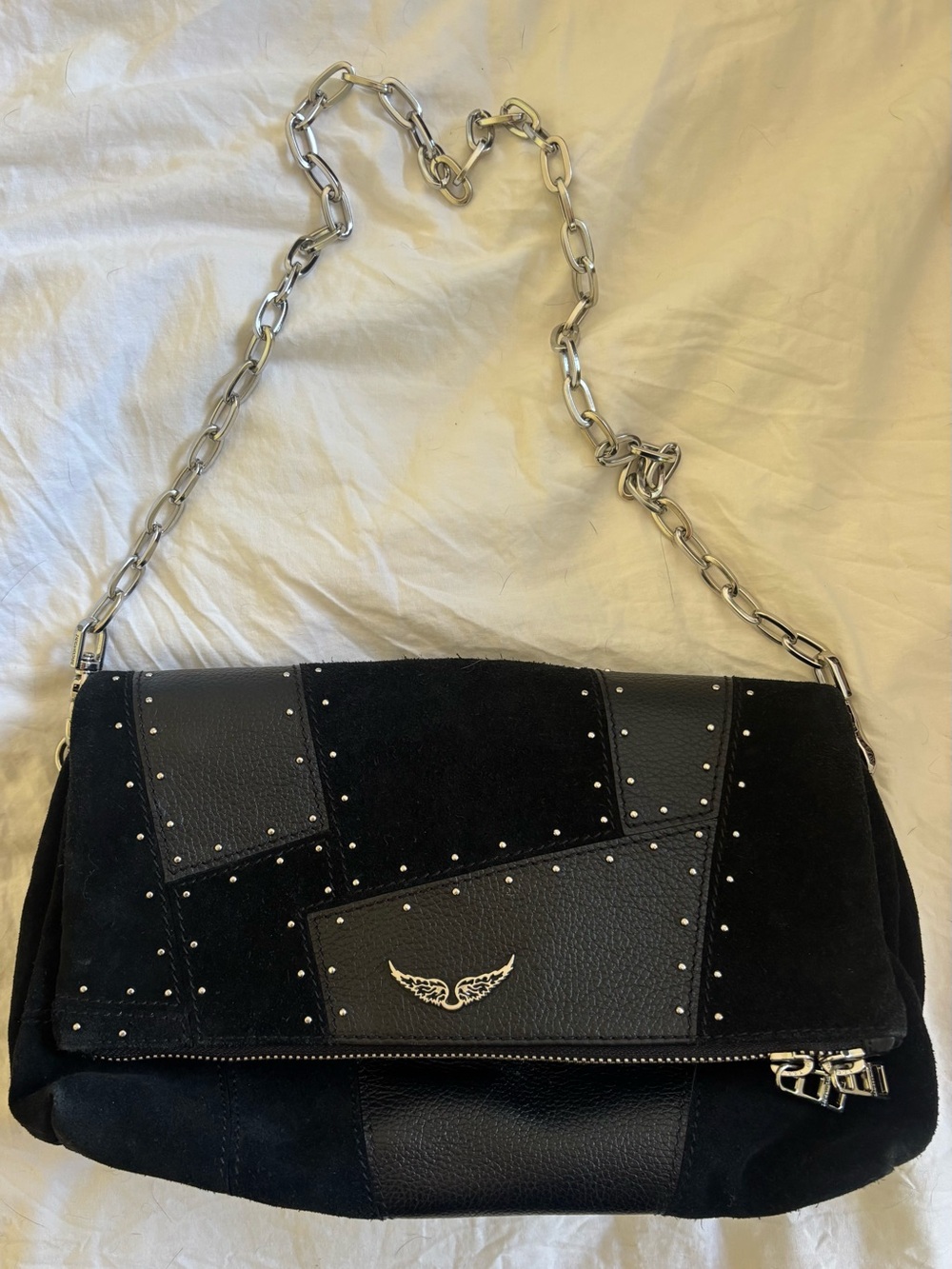 Zadig & Voltaire Rocky Patch Work Bag - Picture 2 of 7